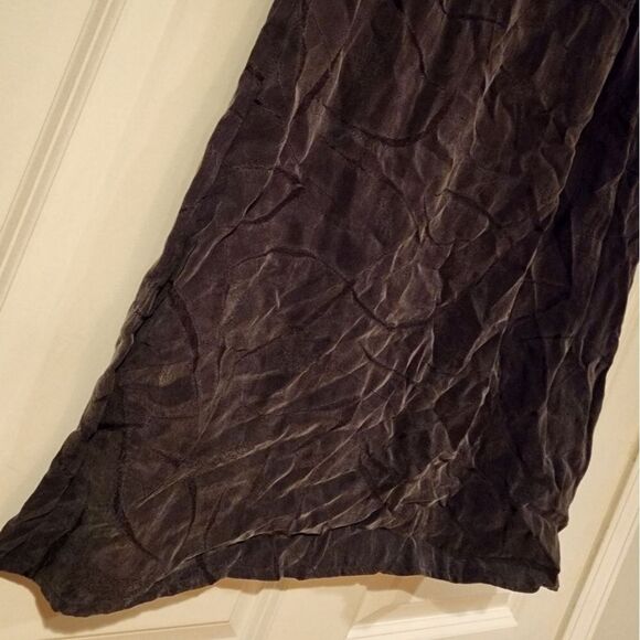 Vintage gray stretchy lightweight midi skirt S - Picture 3 of 4